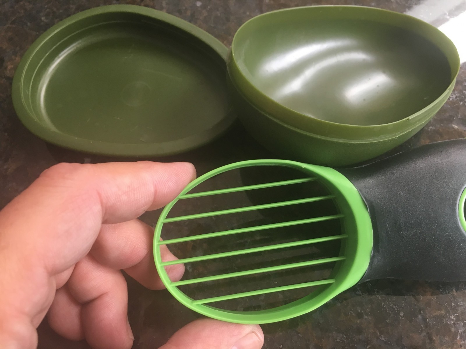 Avocado Slicer and Storage Unit