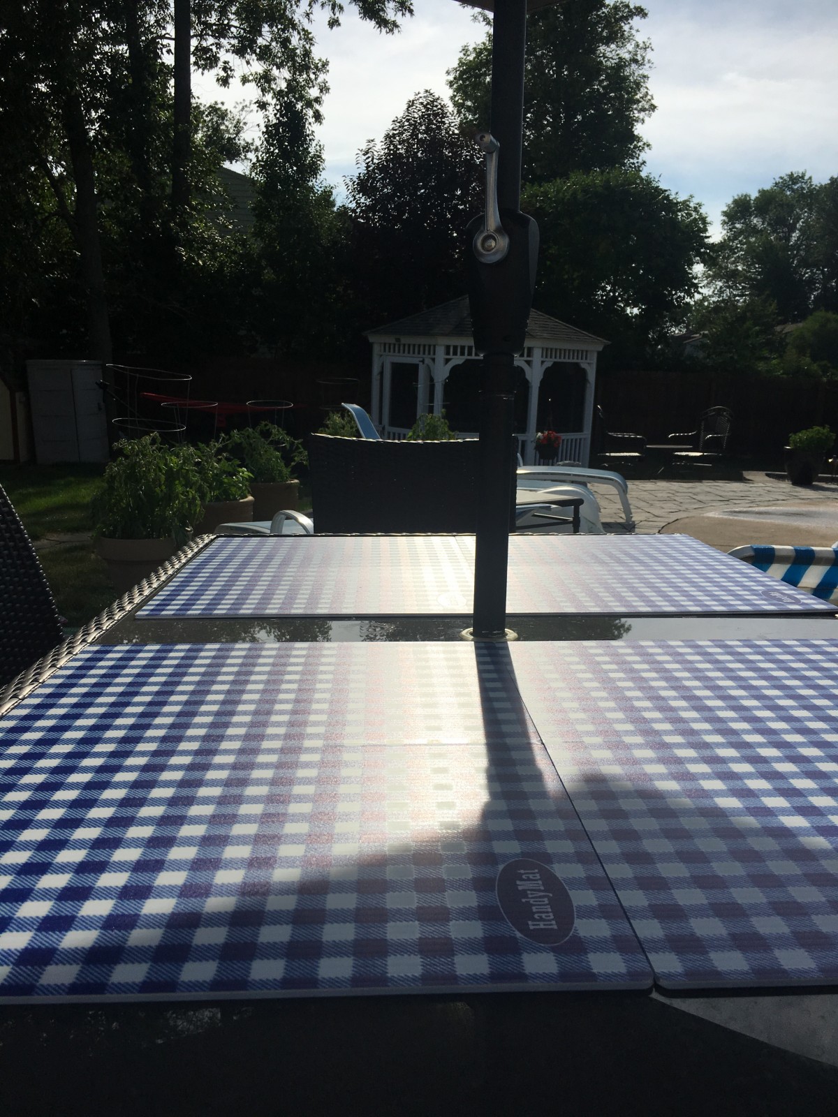 HandyMat Picnic Table Mat Plastic Cover