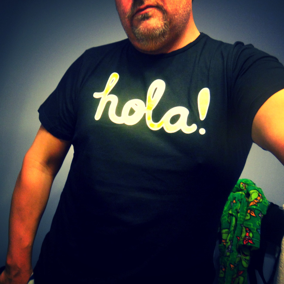 Spanish Hola Hip Trendy Tee Shirt Tshirt Hello Mexican