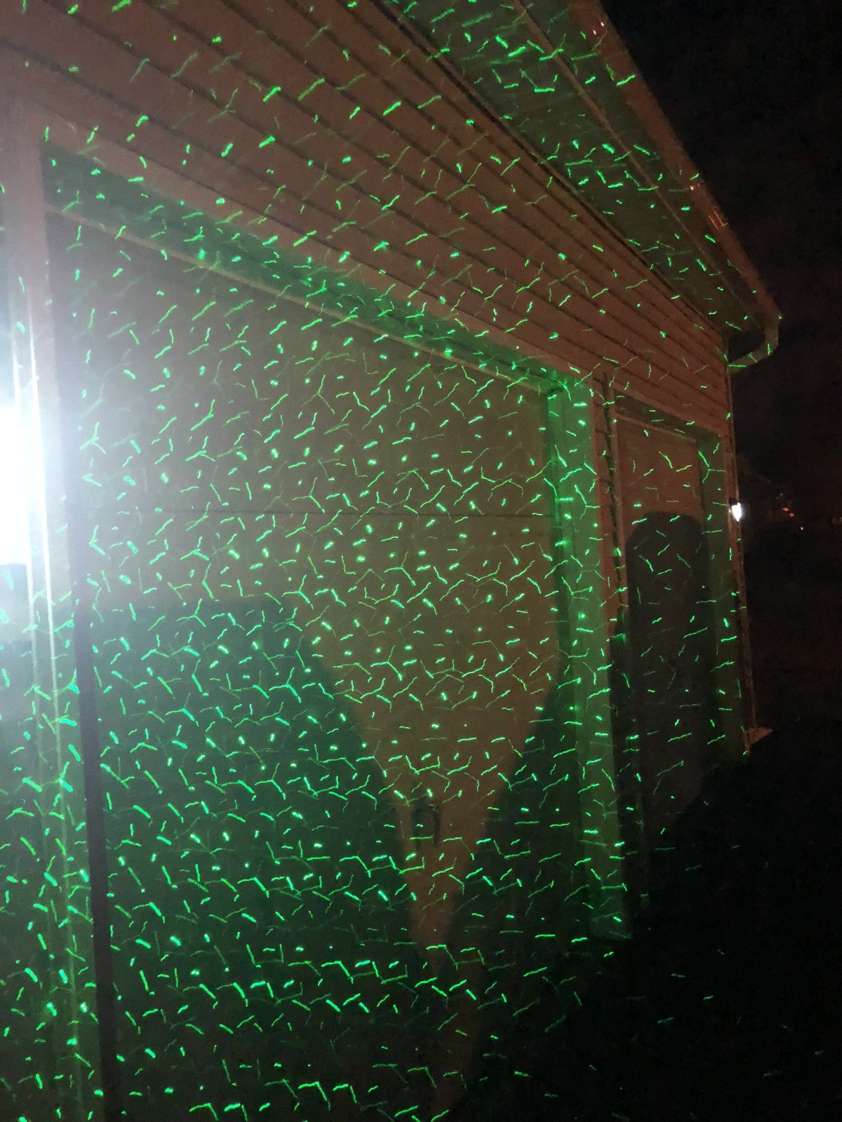 House laser shop light show