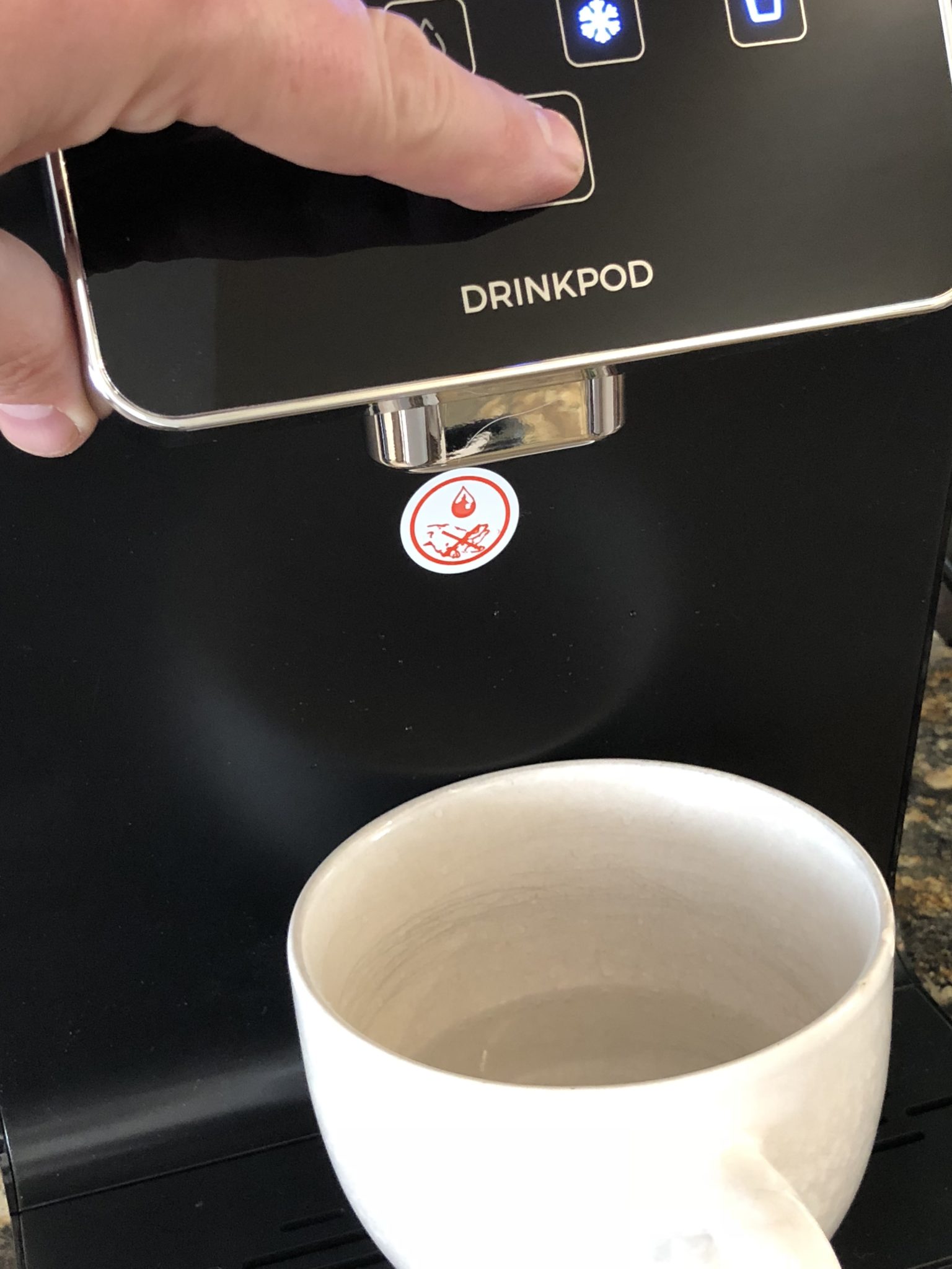 DrinkPod 1000 Bottleless Countertop Water Cooler Dispenser