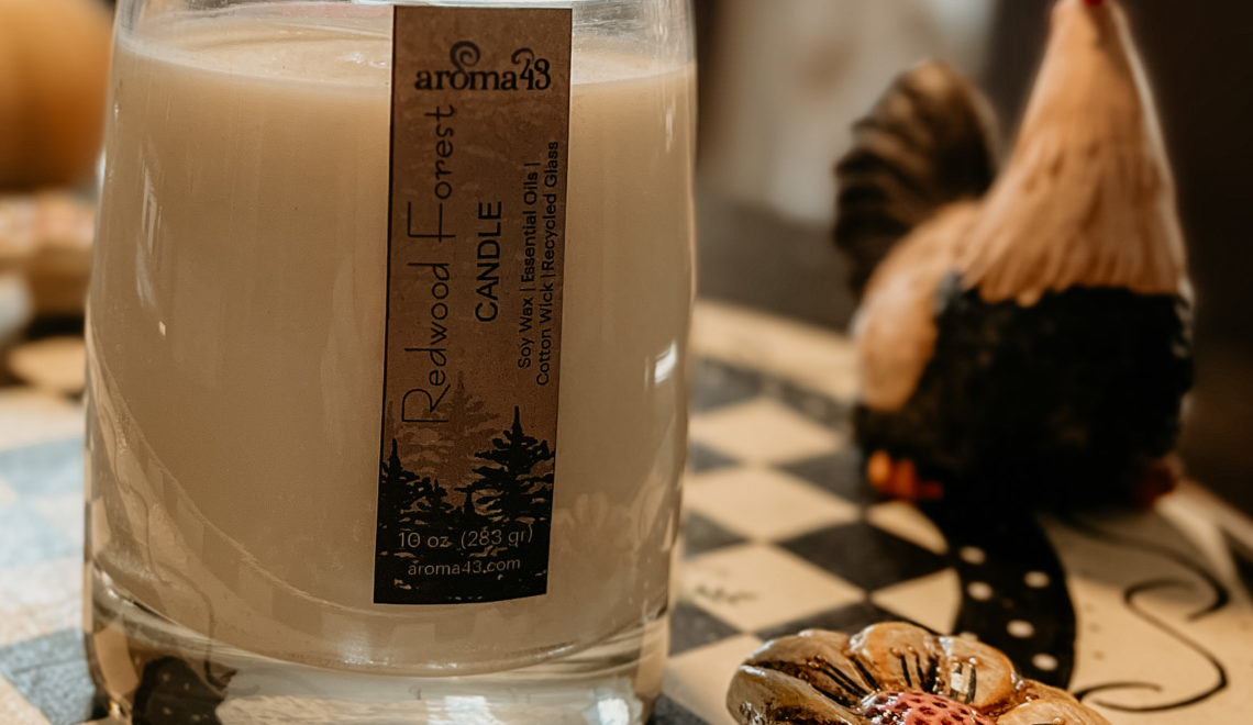 Aroma43 Eco Luxury Redwood Forest Candle