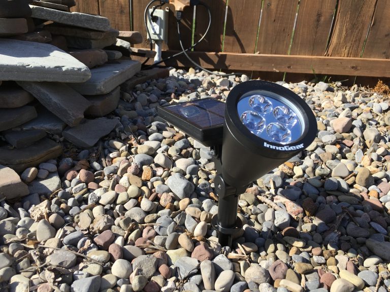 Bright Long Lasting Solar Powered Backyard Spotlight!!!